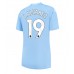Günstige Manchester City Julian Alvarez #19 Heim Fussballtrikot Damen 2023-24 Kurzarm